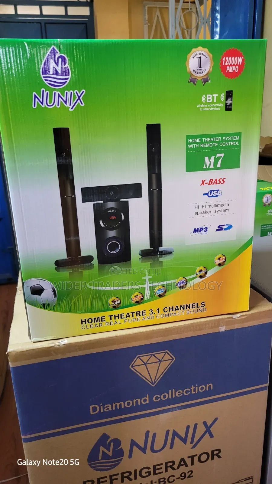 Nunix M7 3.1 Channel Home Theater System 12000w Pmpo