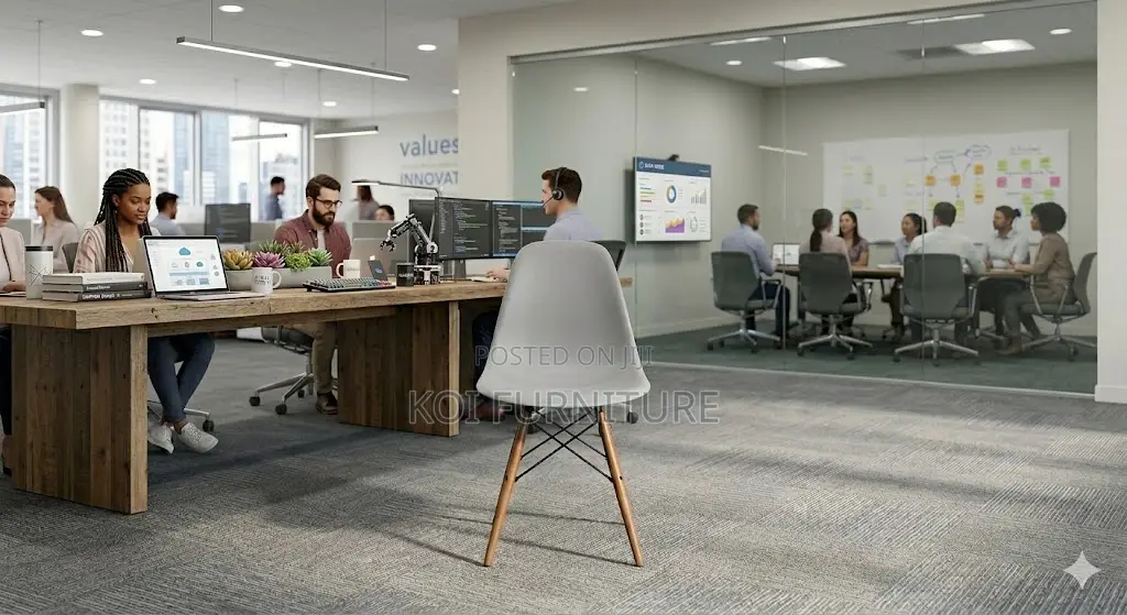 Dining Chairs; Modern Eames Biopee Armless Dining Chairs