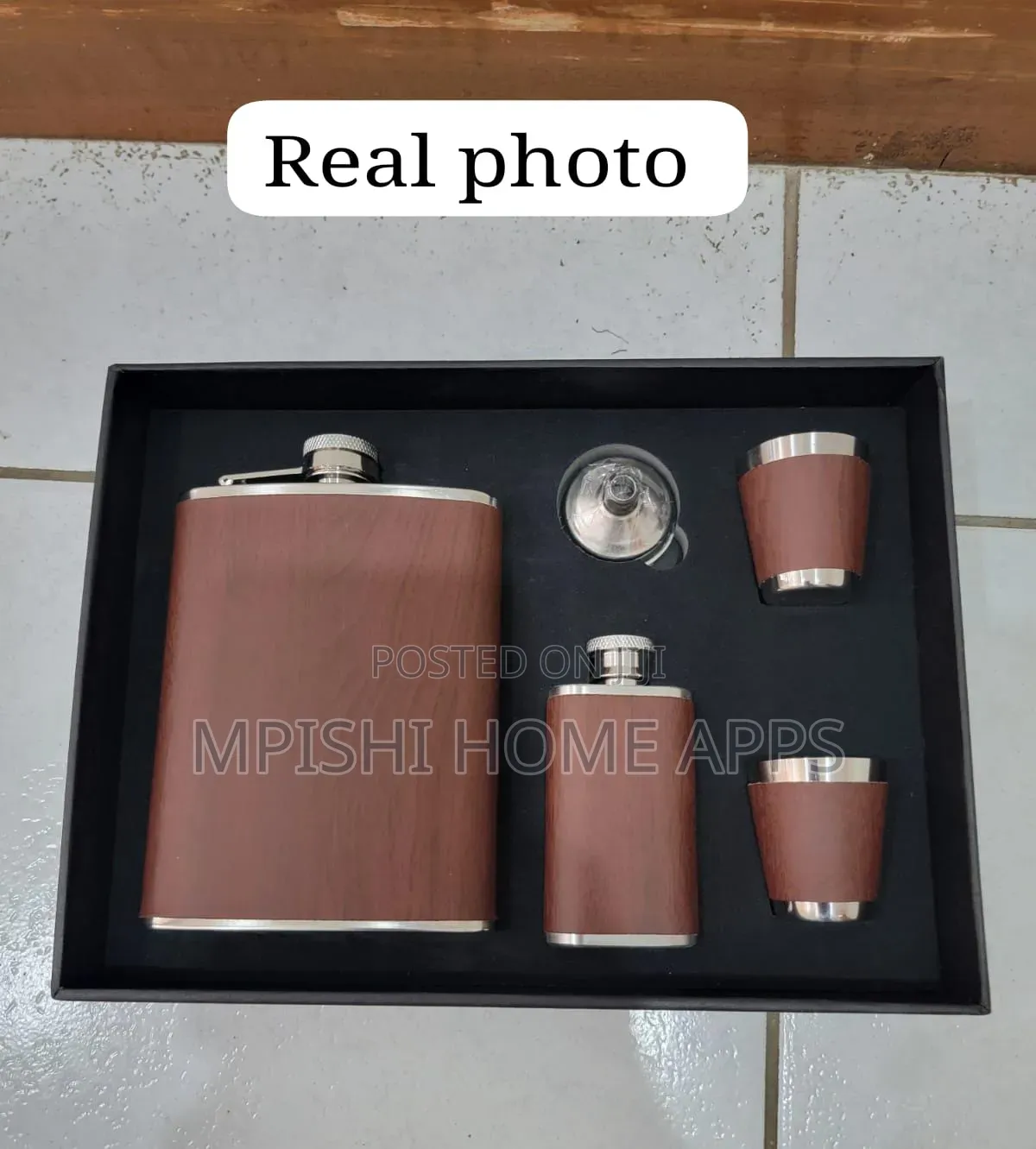 Wine Whiskey Flask Set