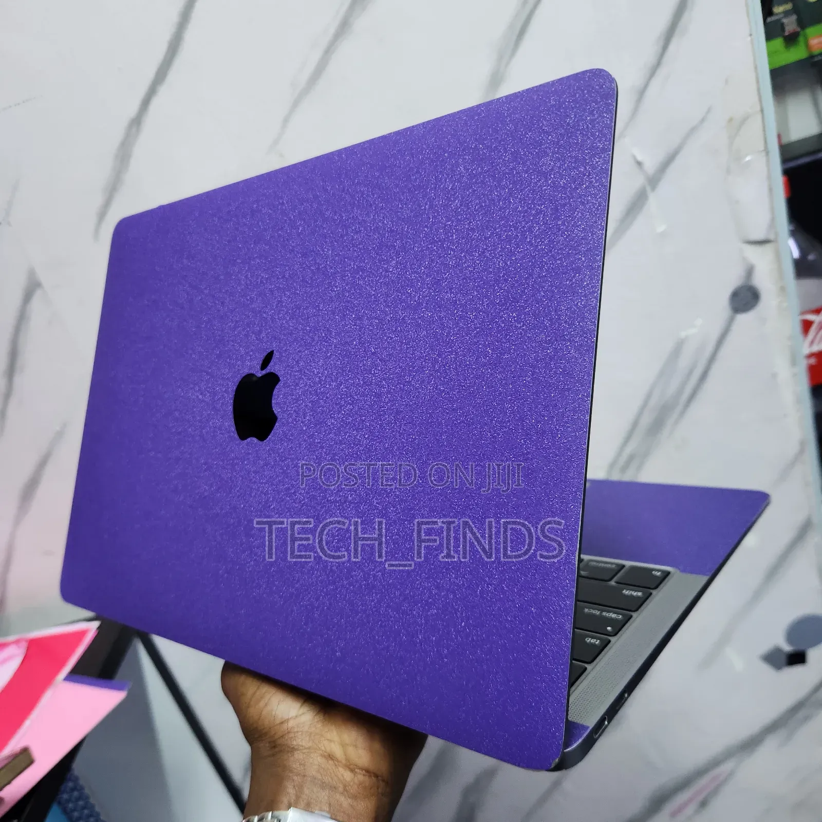 Purple Glitter Laptop Skin