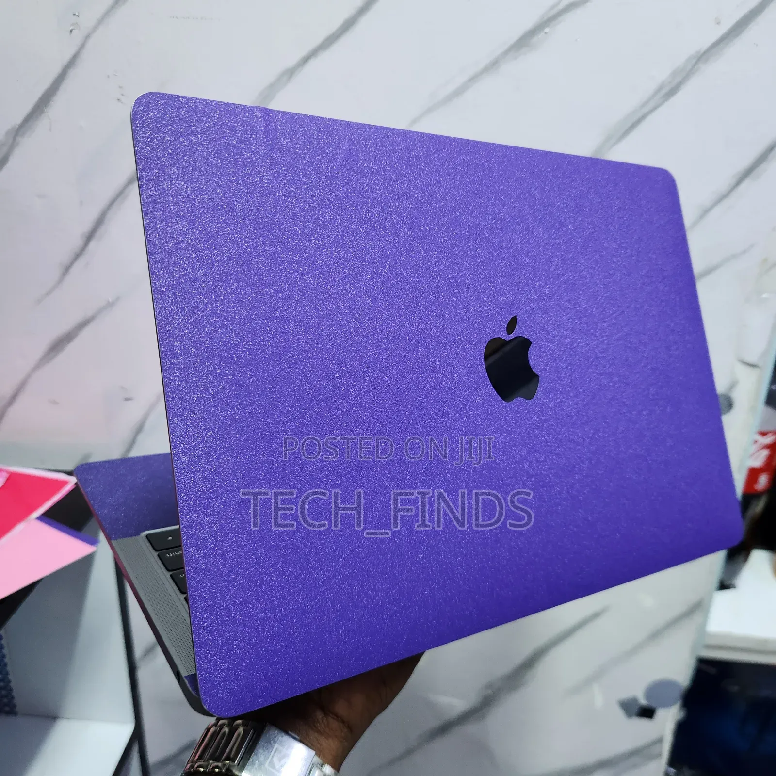Purple Glitter Laptop Skin