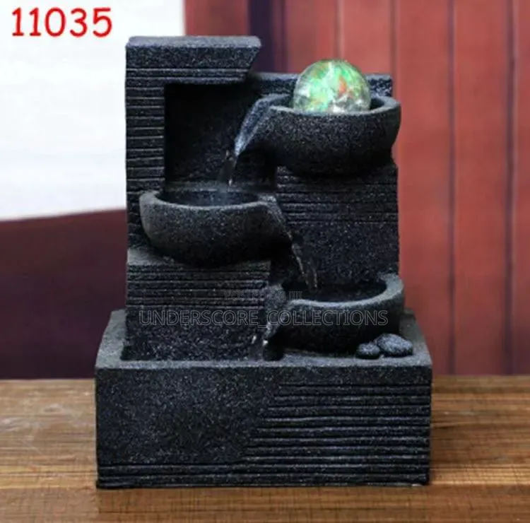 *Tranquil Cascade Led Tabletop Fountain*