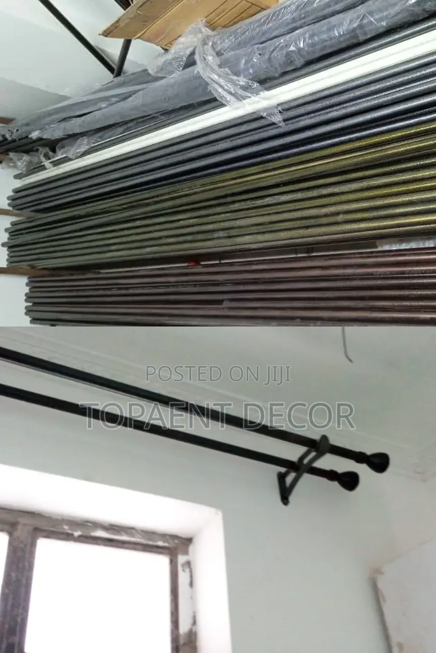 Heavy Duty,No Breakage Powder Coated Sher and Curtain Rods