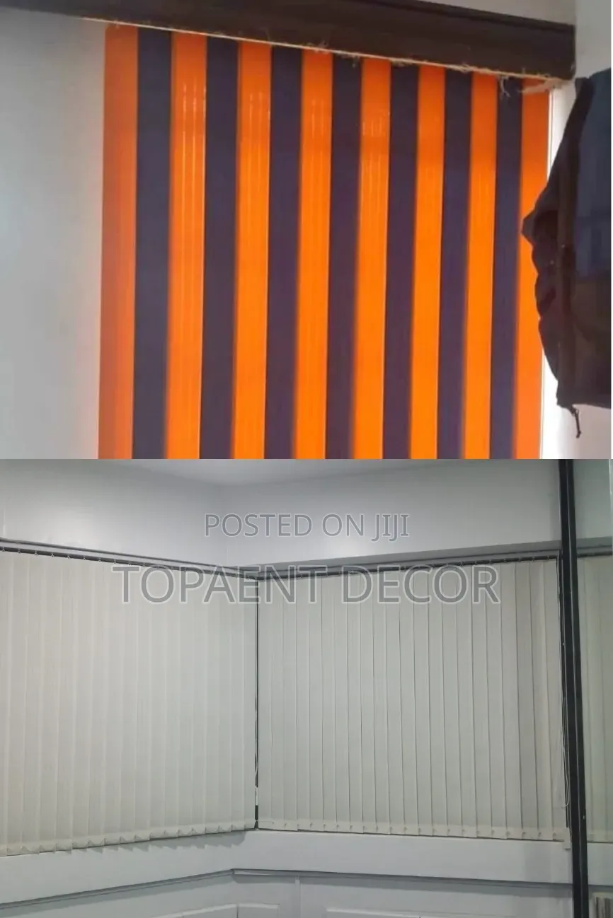 Straight and Corner Windows Vertical Office Blinds