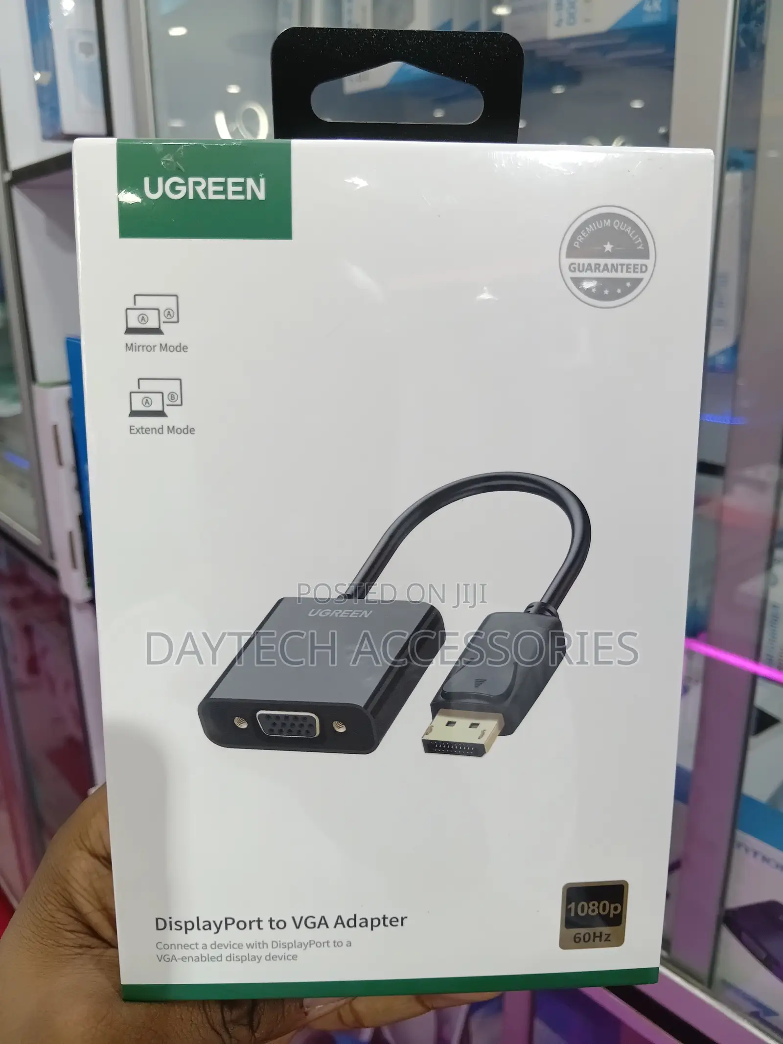 Ugreen Displayport Male to Vga Female Converter Adapter.