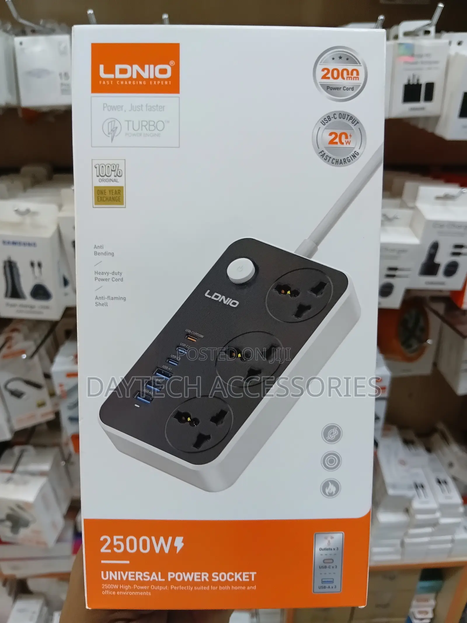 Ldnio Sc3604c Pd20w (3c+3u) 3port Power Strip (New Varient)