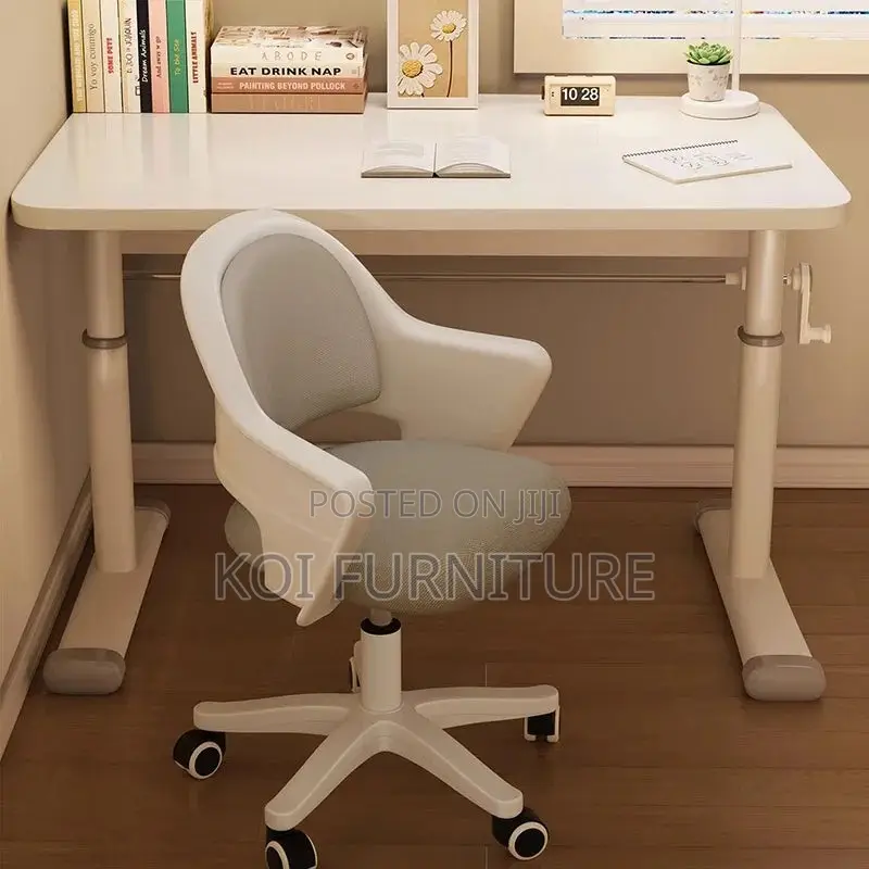 Office Desk; Manual Adjustable Height Home Office Desk