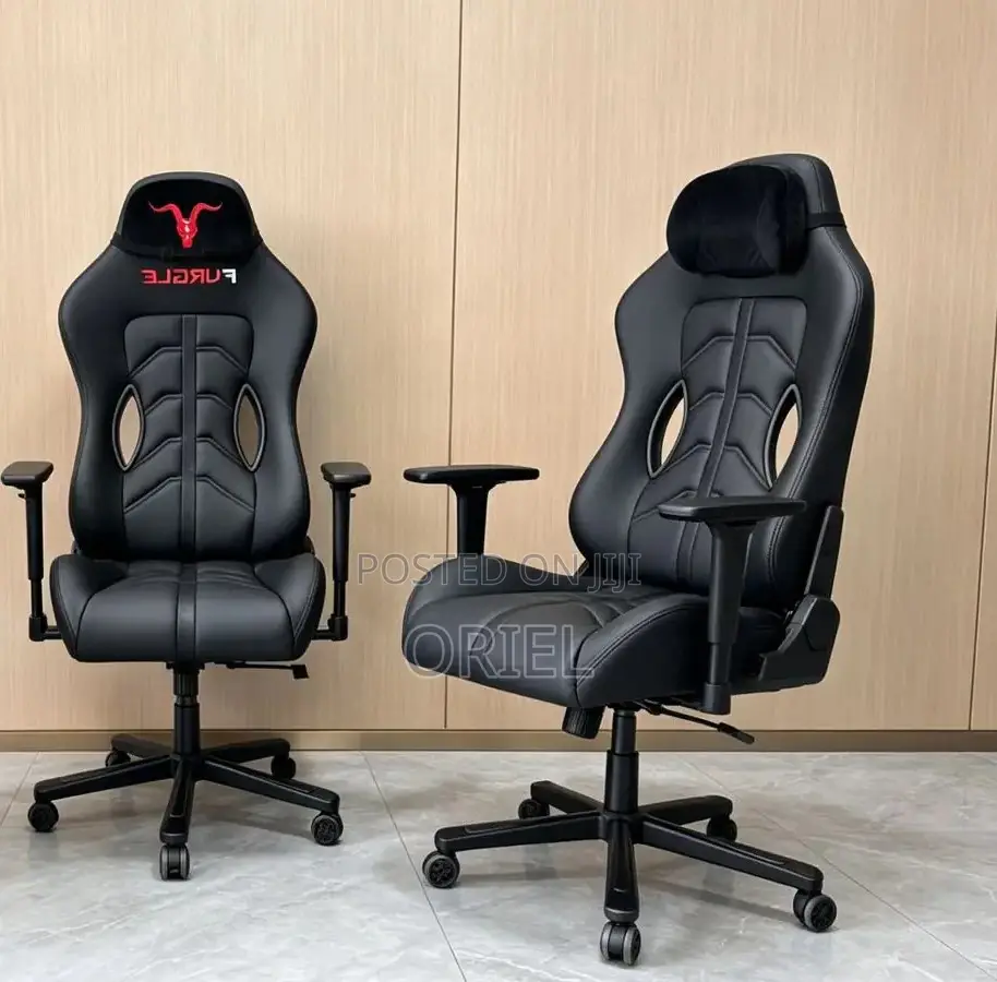 Office Gaming Chair : Black Ergonomic Gaming Chair
