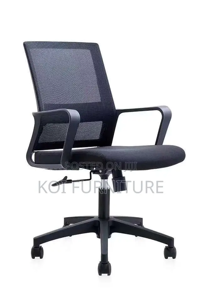 Office Chairs; Mid Backrest Captains Mesh Swivel Egonomic Chairs