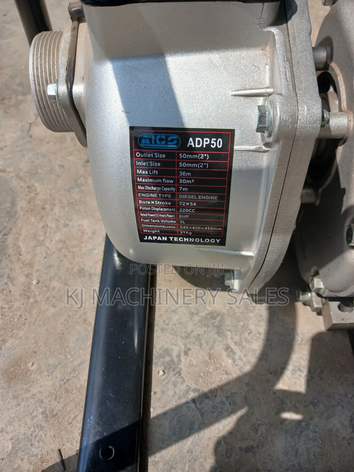 Aico 8hp Diesel Water Pump