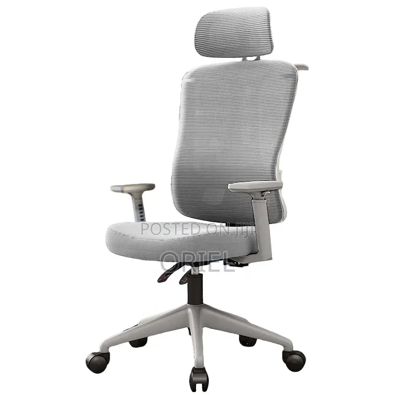 Office Chair : Gray Orthopedic Executive Office Chair