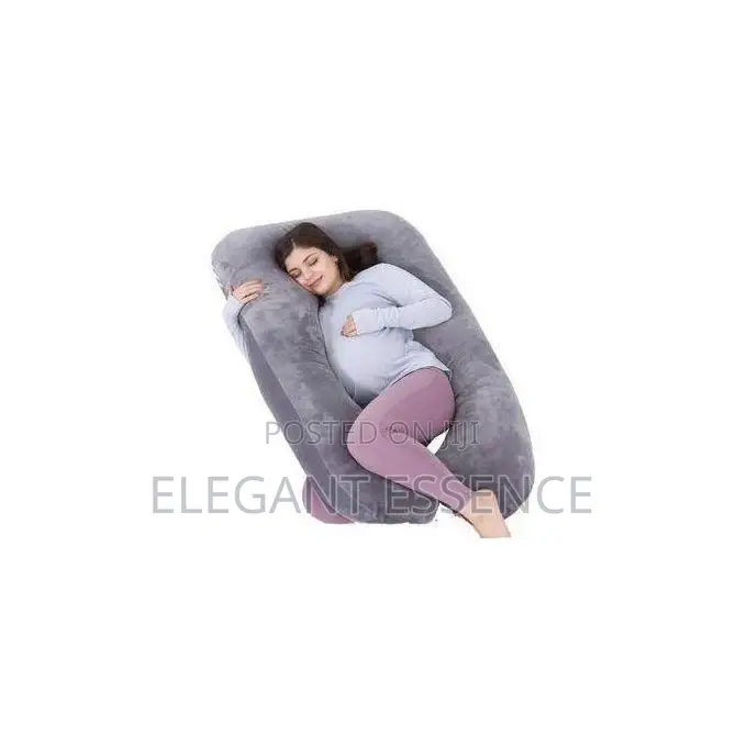 Velvet Shaped Super Soft Pregnancy Pillow Fluffy Pillow
