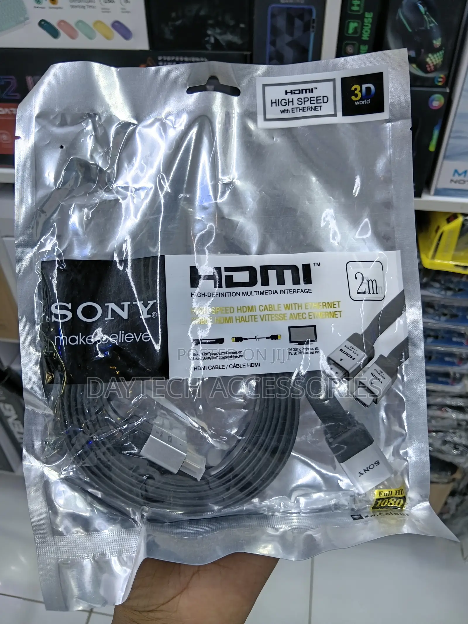 This Is a 2-Meter Sony High Speed Hdmi Cable With Ethernet