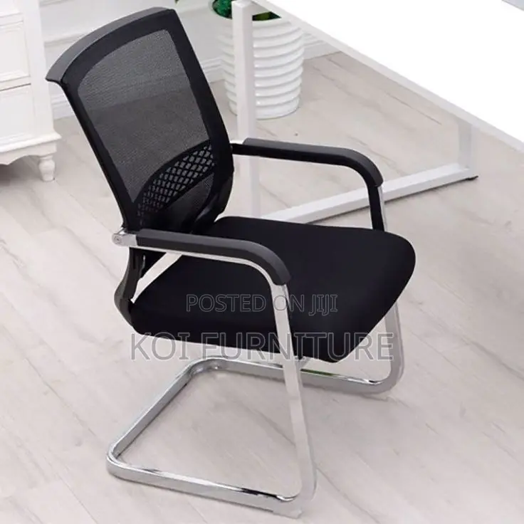 Office Chairs; High Backrest Fabric Visitors Basic Mesh Chairs