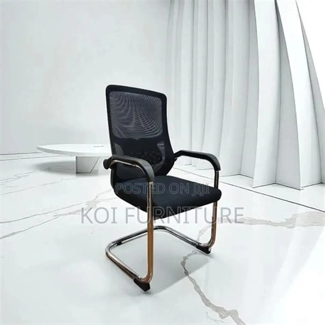 Office Chairs; High Backrest Fabric Visitors Basic Mesh Chairs