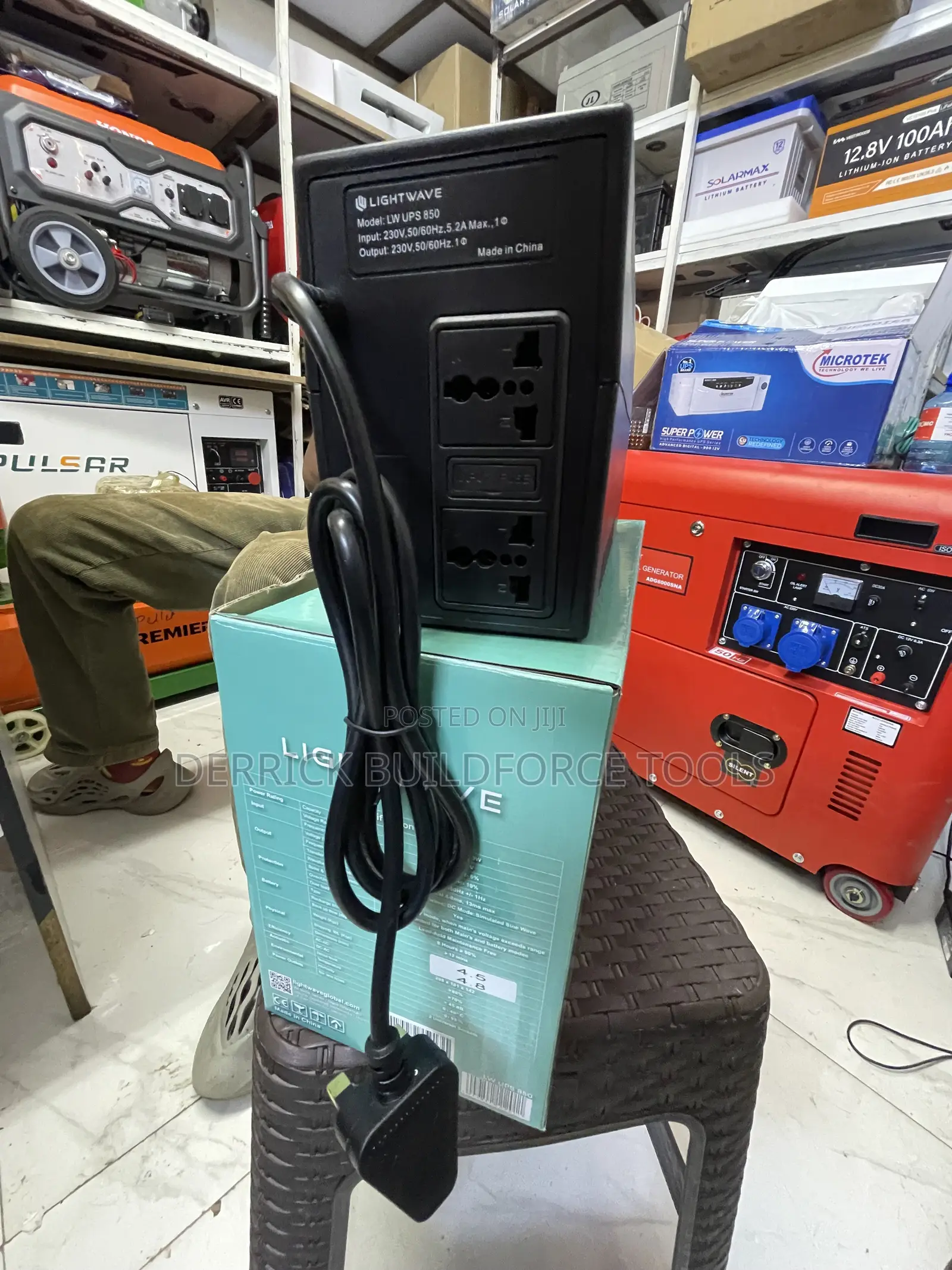 Lightwave 850va Uninterrupted Power Supply(Ups)