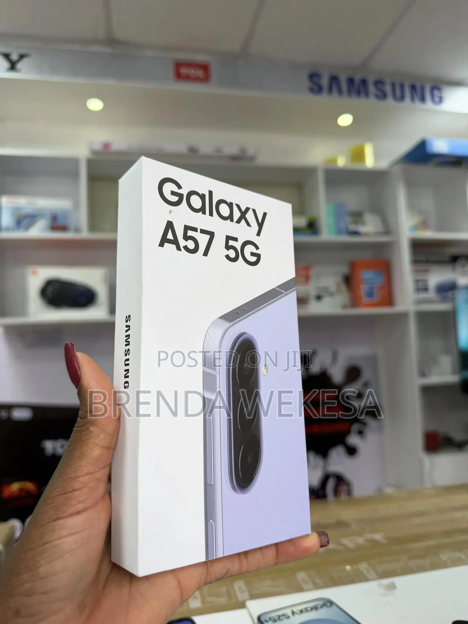 New Samsung Galaxy A57 128 GB Purple