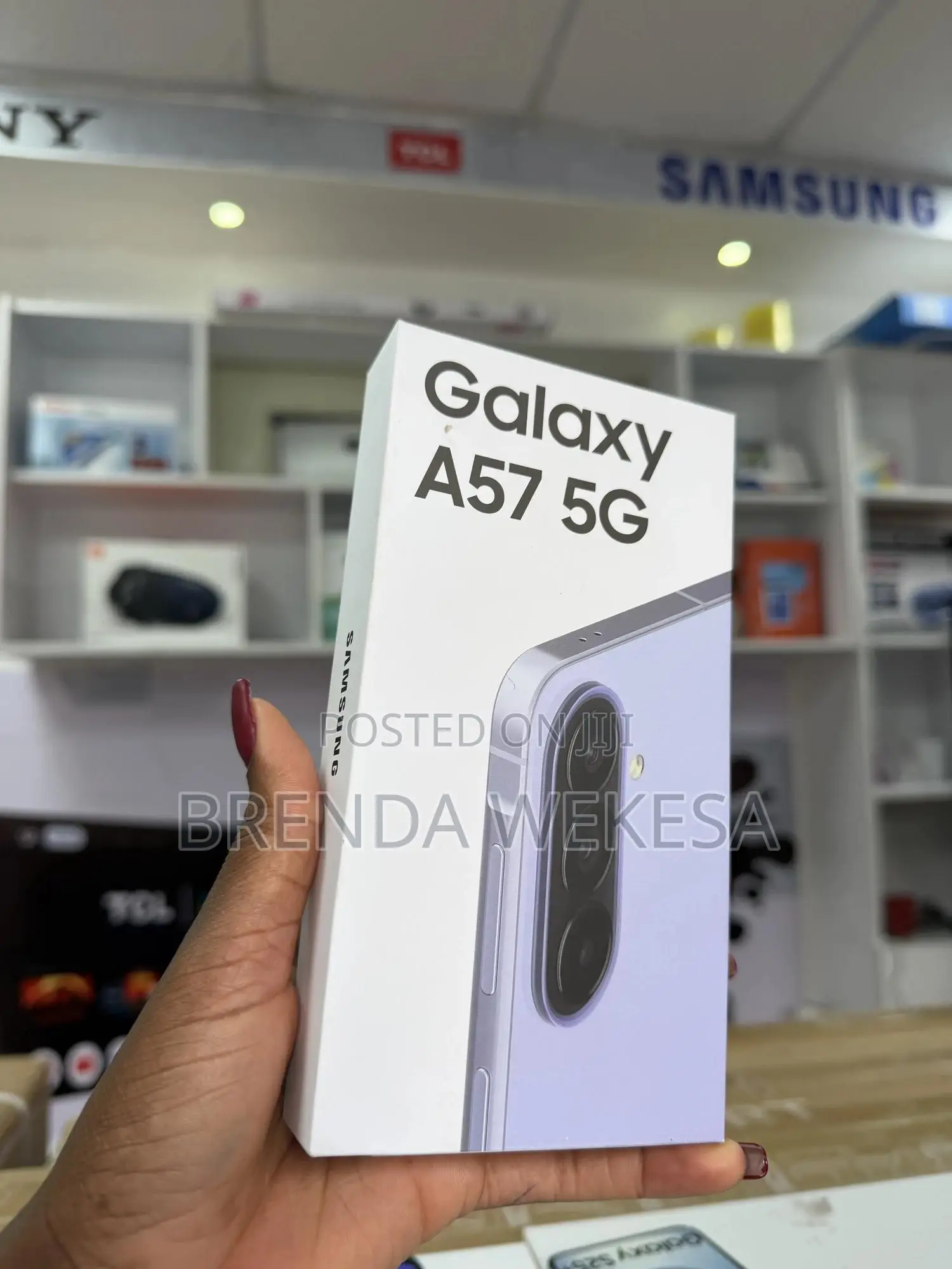 New Samsung Galaxy A57 128 GB Purple