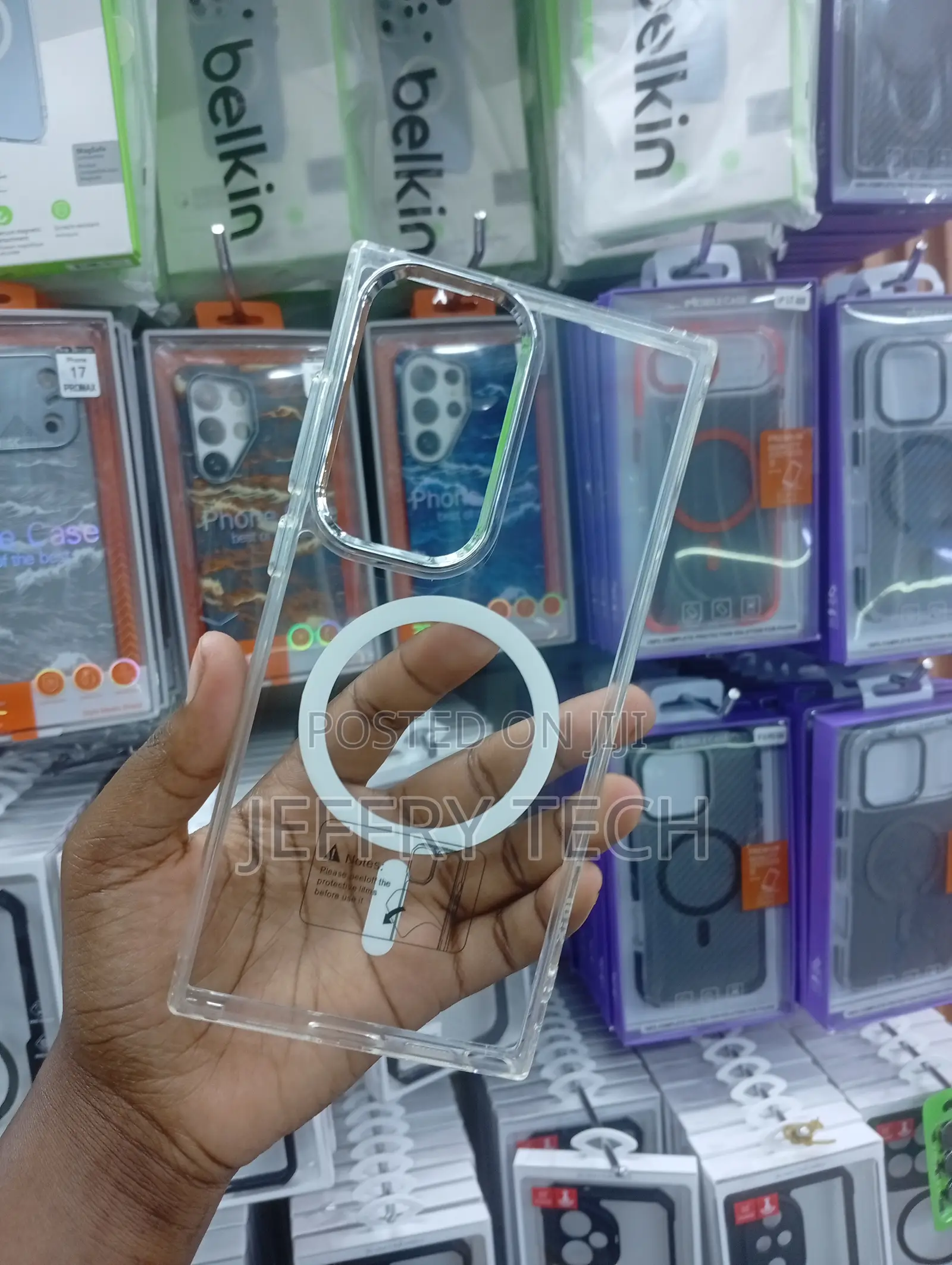 Case With a Magnetic Ring, Branded for the Samsung Galaxy S24 Ultra