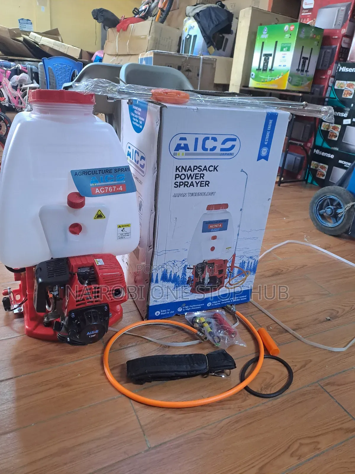Knapsack Power Sprayer 4 Stroke