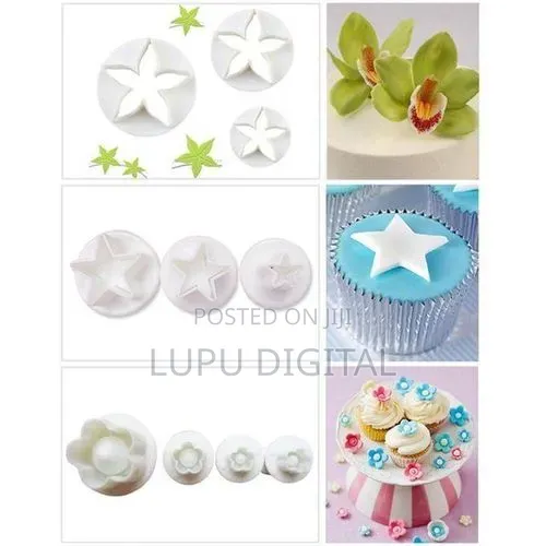 *33pcs Bake Tool Flower Plunger Fondant Mold Cutter