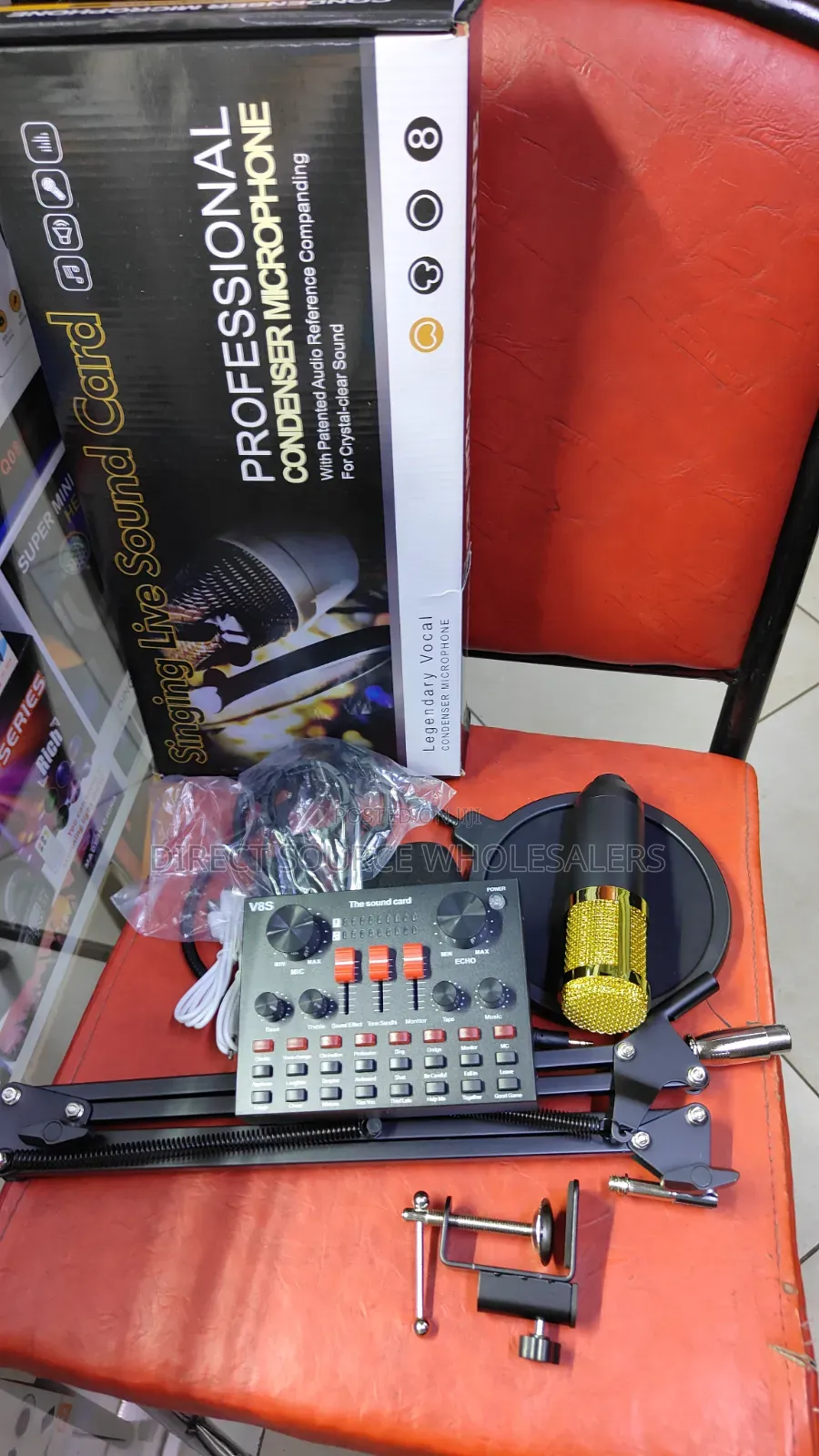 V8sk Broadcast Condenser Microphone – Rich Sound Performance