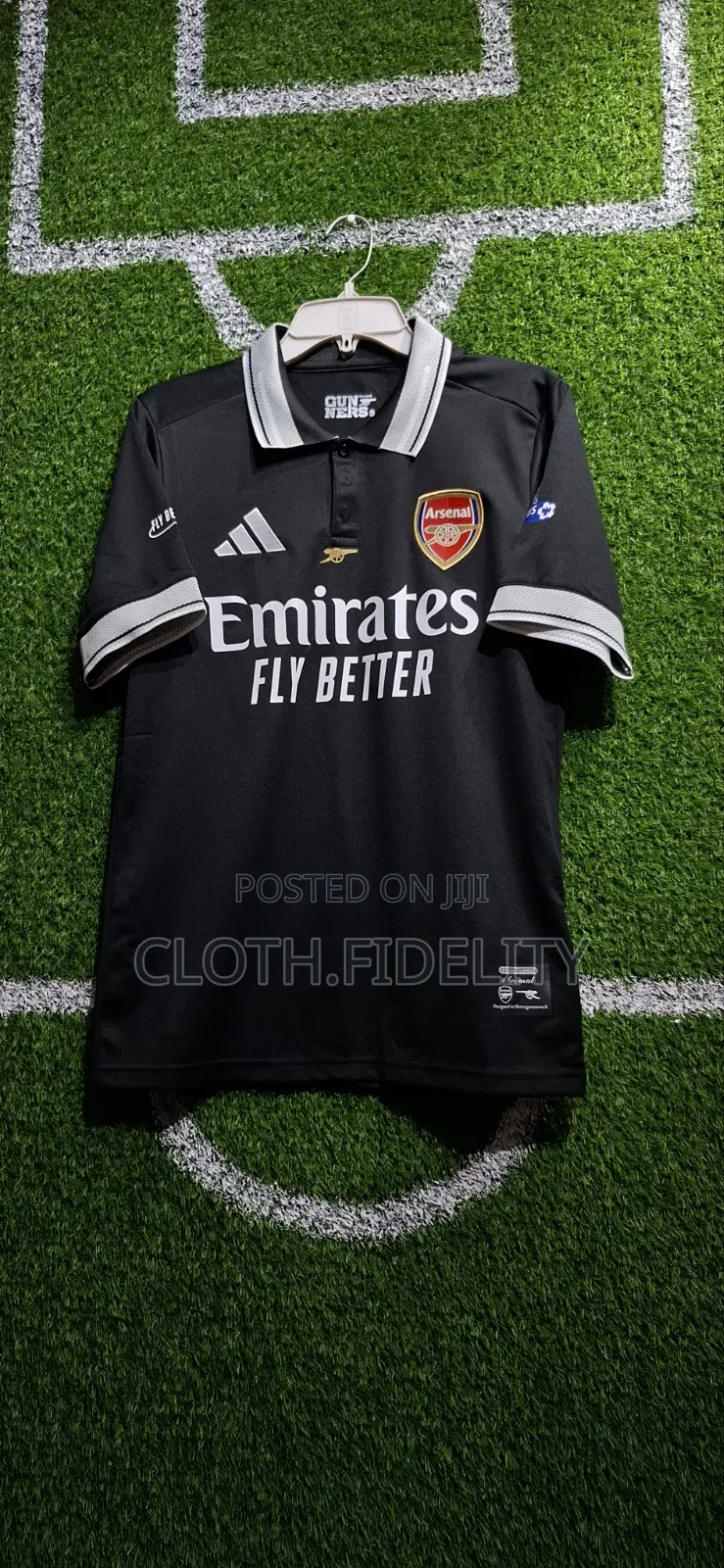 Arsenal Polo Black Jersey.