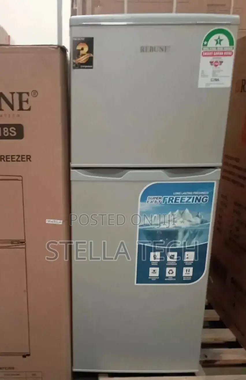 Rebune 118 Litres Double Door Refrigerator