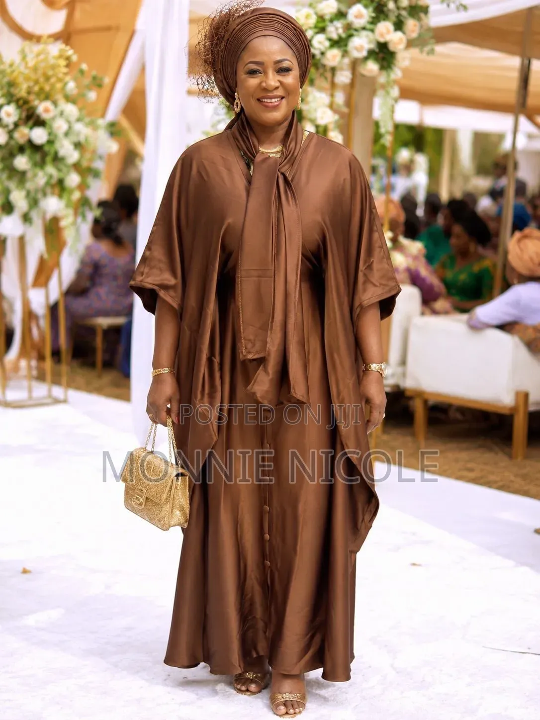 Purple Amado Kaftan Dress