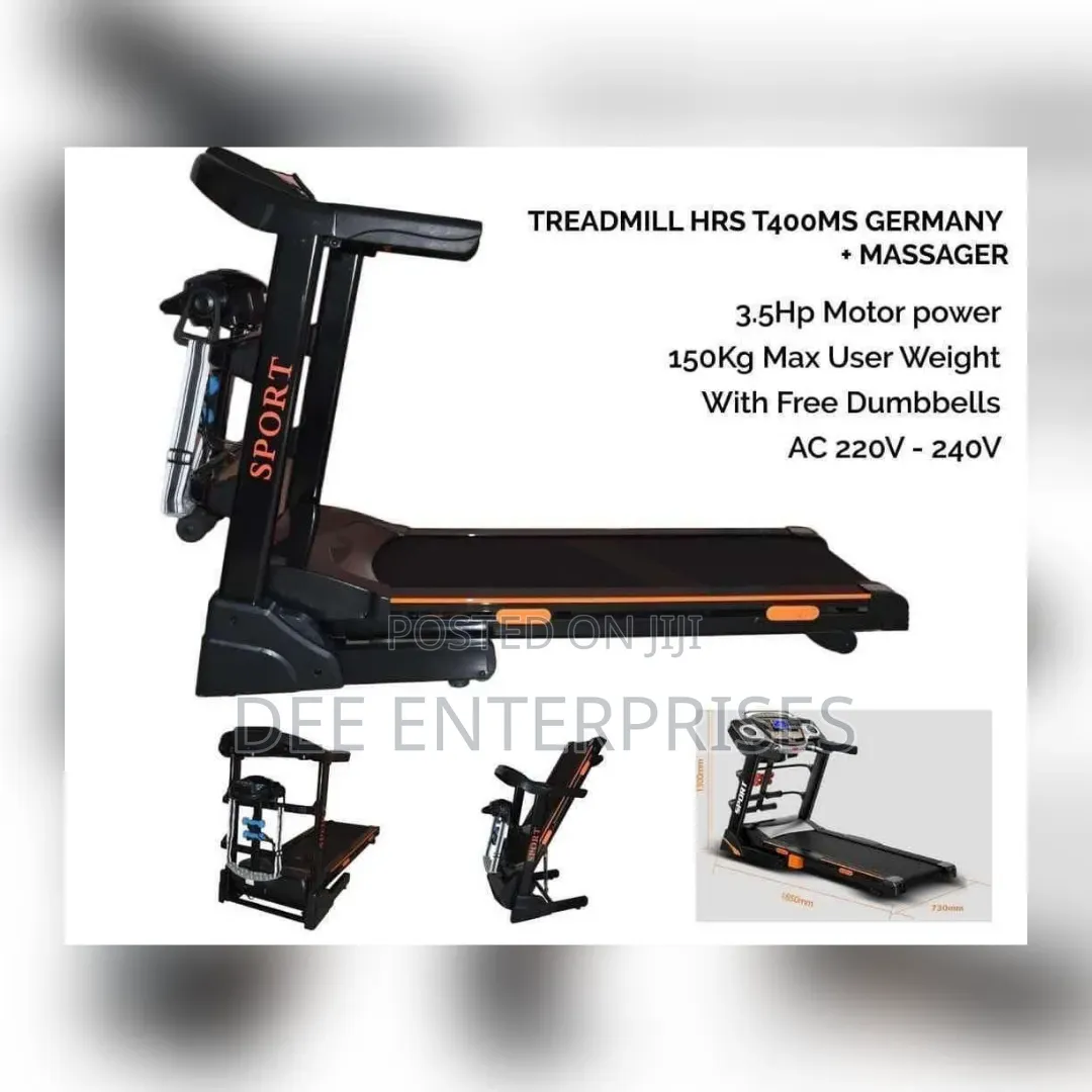 Auto Incline Treadmill With Massage Belt