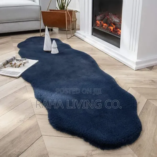 Ultra Soft Rabbit Fur Carpet | 60x180cm | Bedside Decor