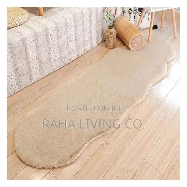 Ultra Soft Rabbit Fur Carpet | 60x180cm | Bedside Decor