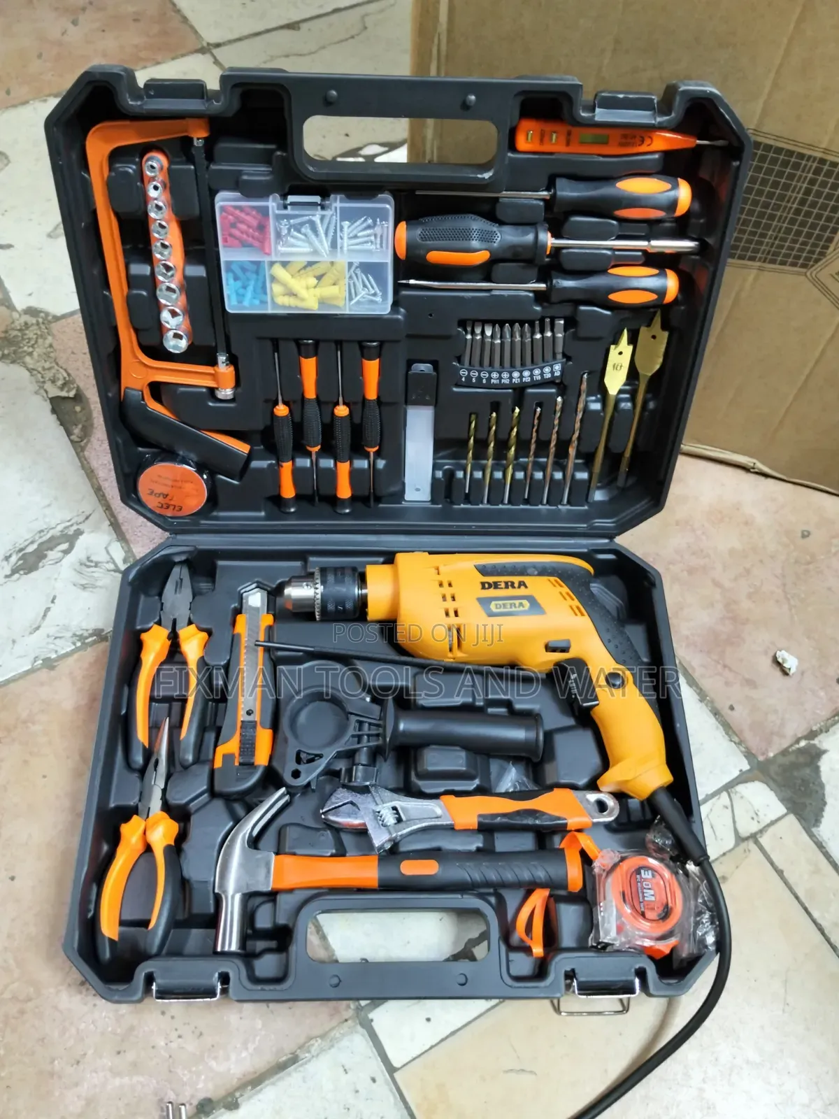 Dera Impact Drill Set 750 Watts and Accessories