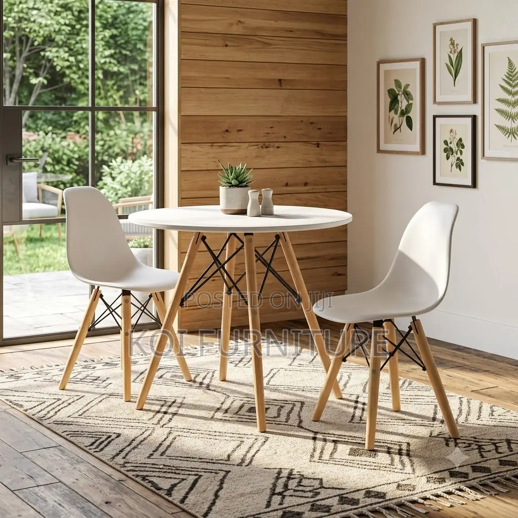Dining Chairs; Eames Dining Chairs With Wooden Legs