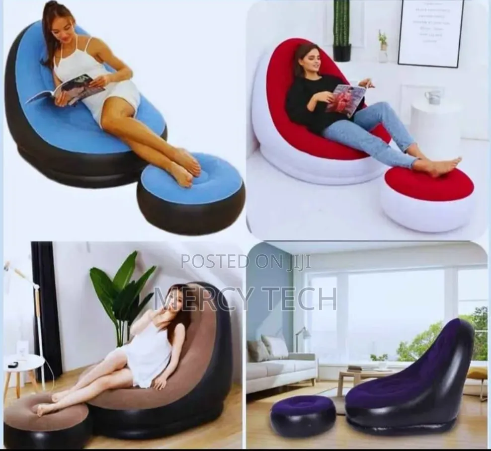 Inflatable Seat With Footrest