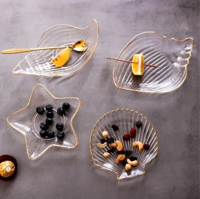 Creative Phnom Penh Transparent Glass Plate