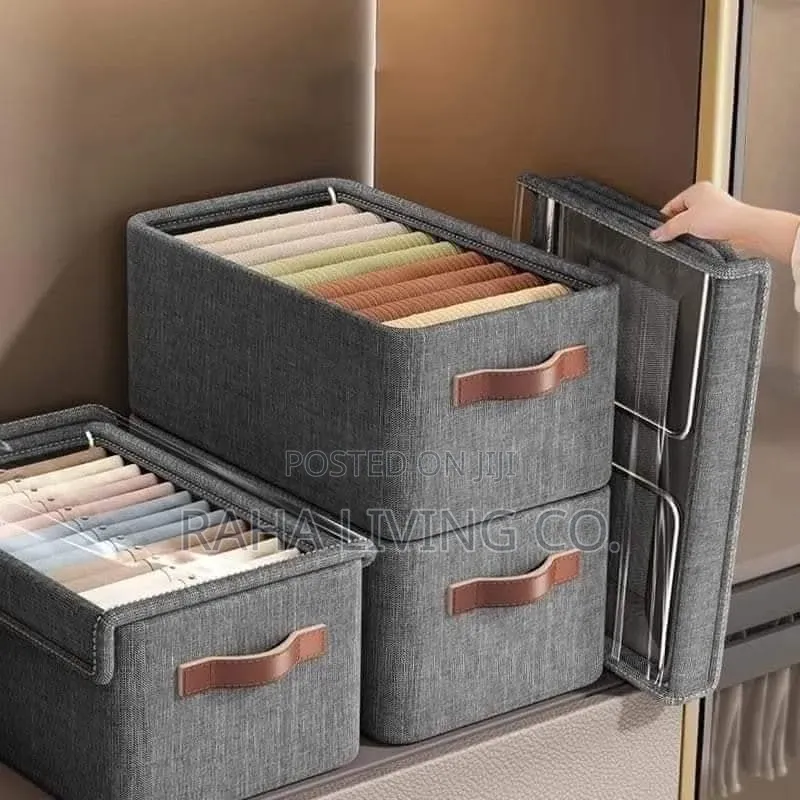 Big Collapsible Closet Organizer With Cover | 50x30x26cm