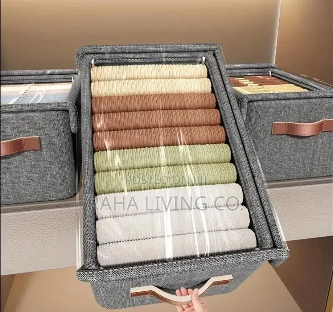 Big Collapsible Closet Organizer With Cover | 50x30x26cm