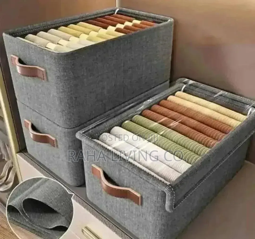 Big Collapsible Closet Organizer With Cover | 50x30x26cm