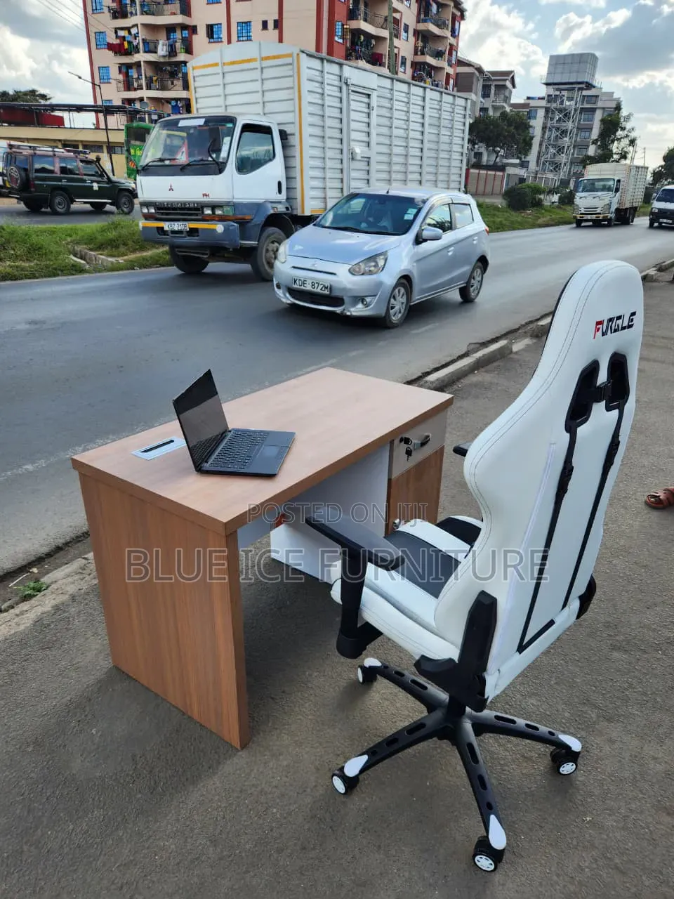 Complete Executive Desk With Executive Chair