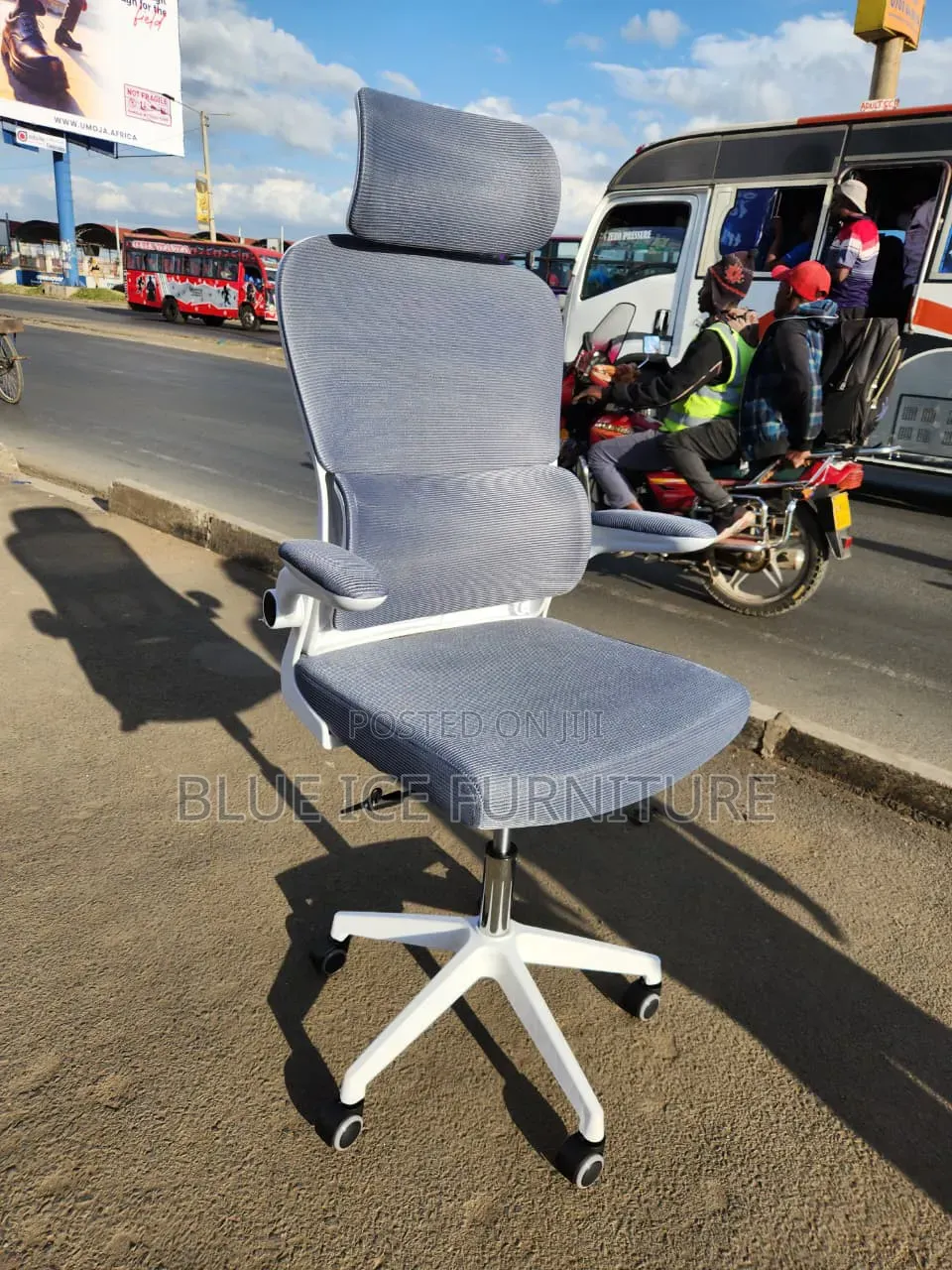 Grey Mesh Executive Chair