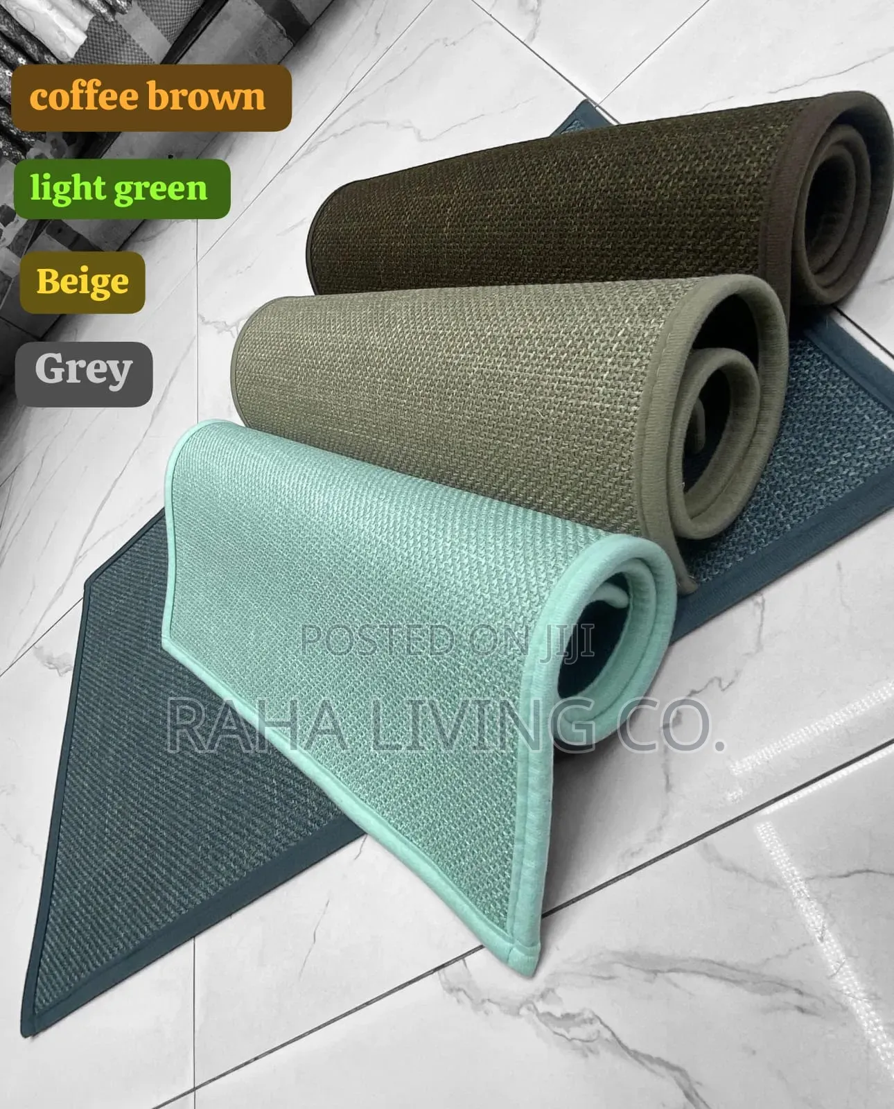 Door Floor Mat Nonslip Rubber Bottom | 40x70cm | 4 Colours