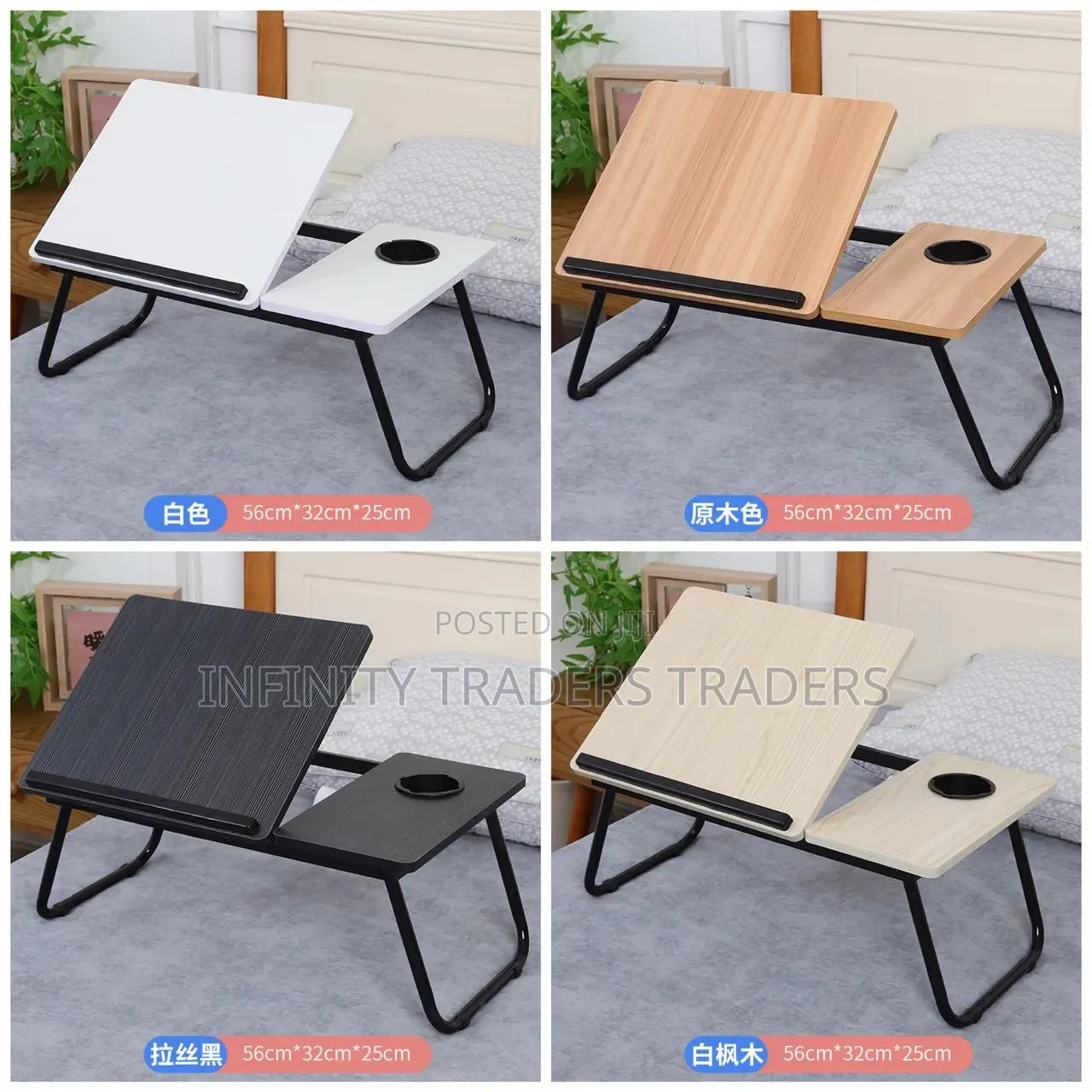 Angle-Adjustable Laptop Table