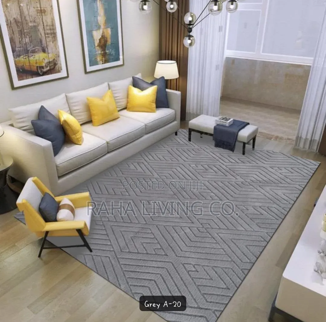American Luxury Fur Carpet | 5x8 | Grey Cream Beige