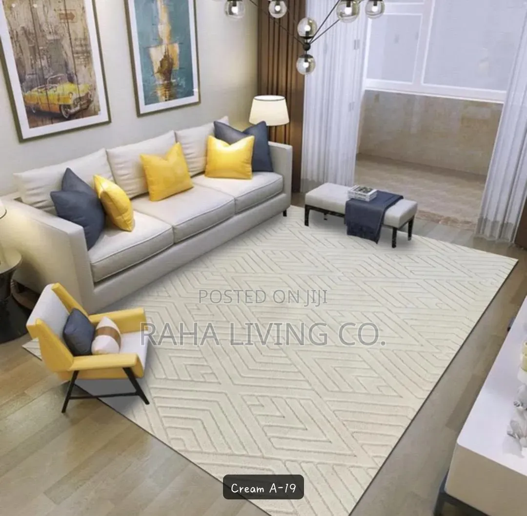 American Luxury Fur Carpet | 5x8 | Grey Cream Beige