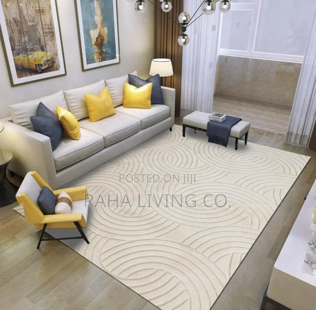 American Luxury Fur Carpet | 5x8 | Grey Cream Beige