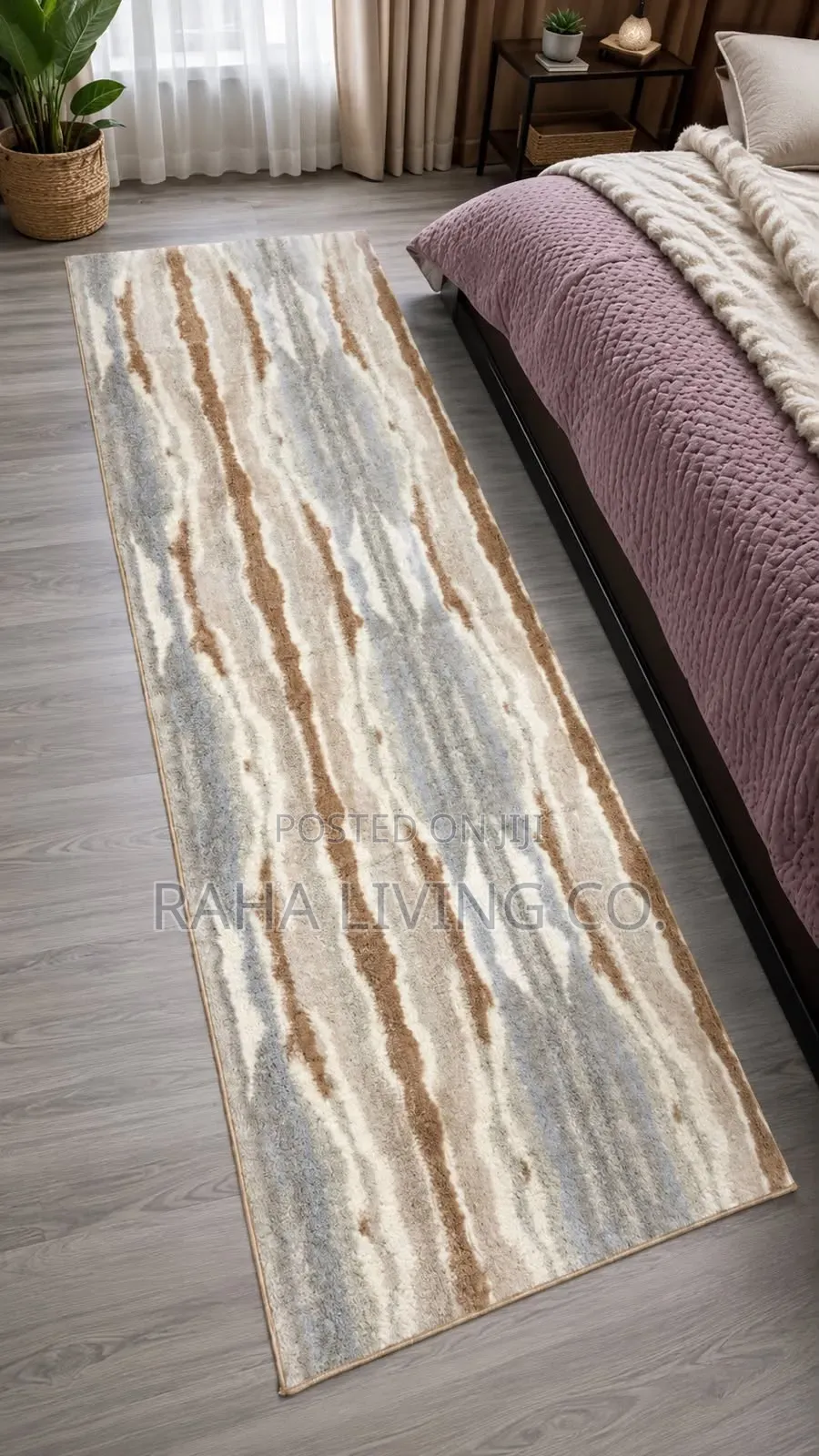Hd Faux Fur Bedside Mat | 80x220cm