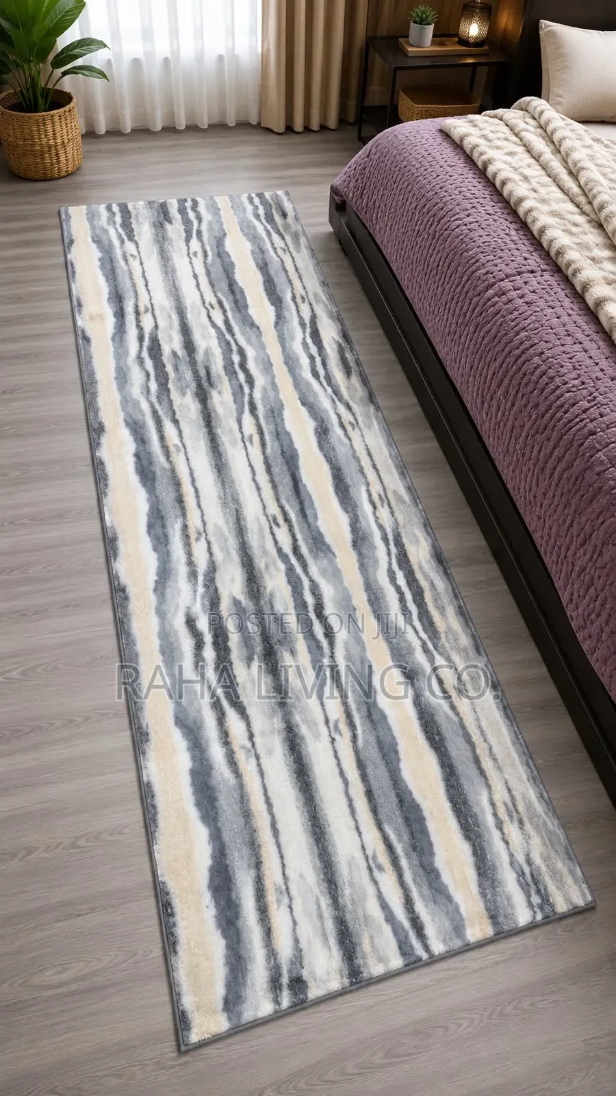 Hd Faux Fur Bedside Mat | 80x220cm