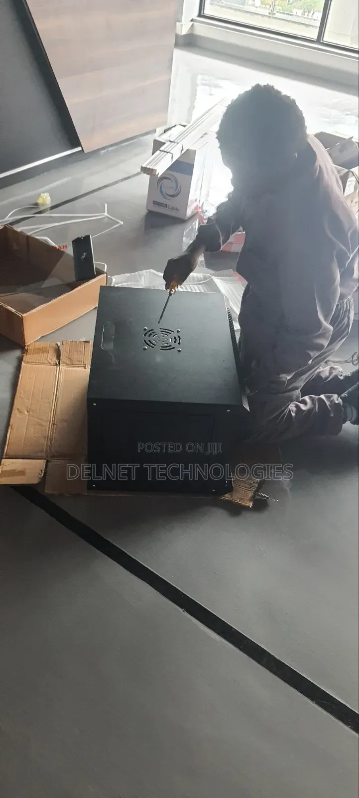Server Network Cabinet Assembly