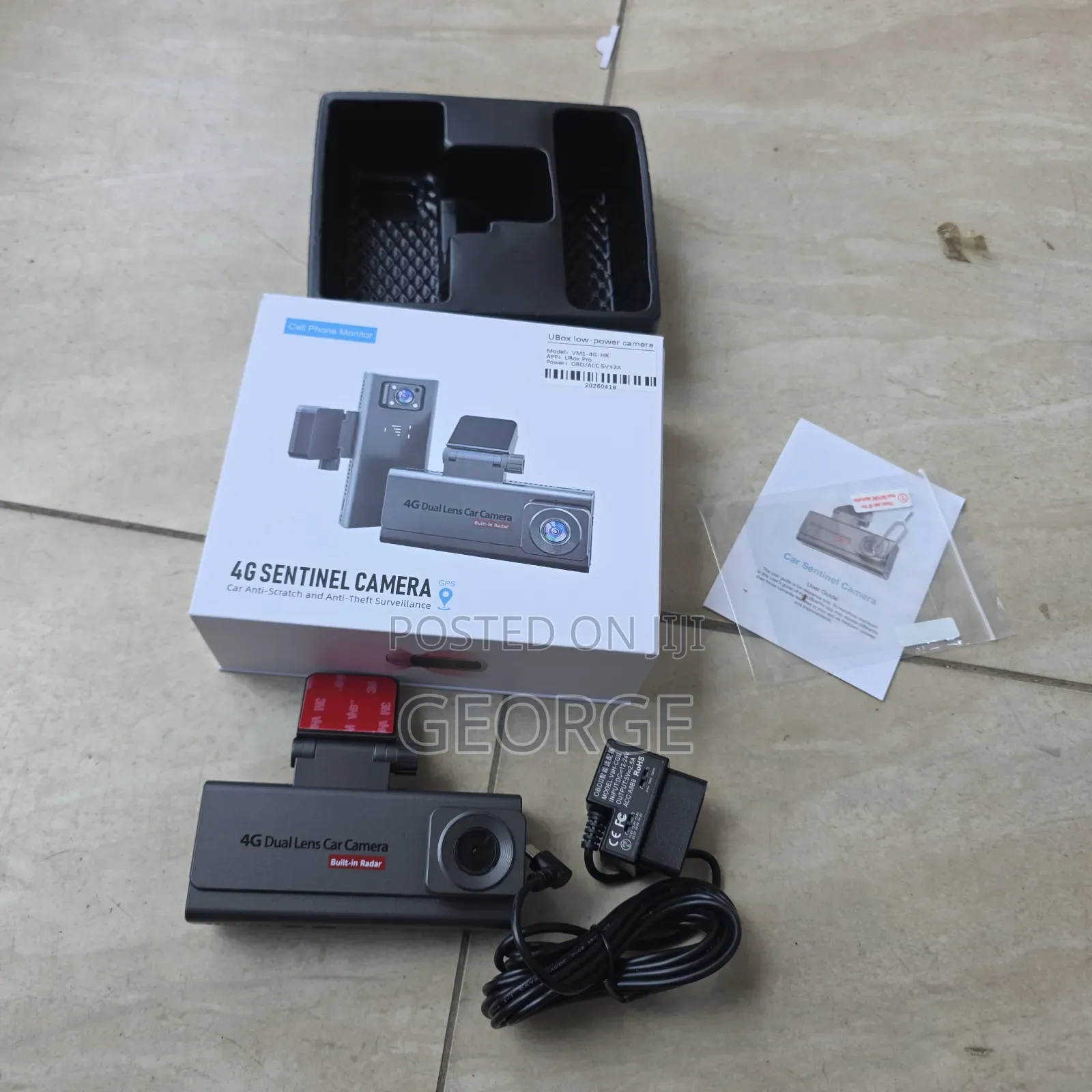 Front and Interior 4g Dash Camera With Two-Way Audio